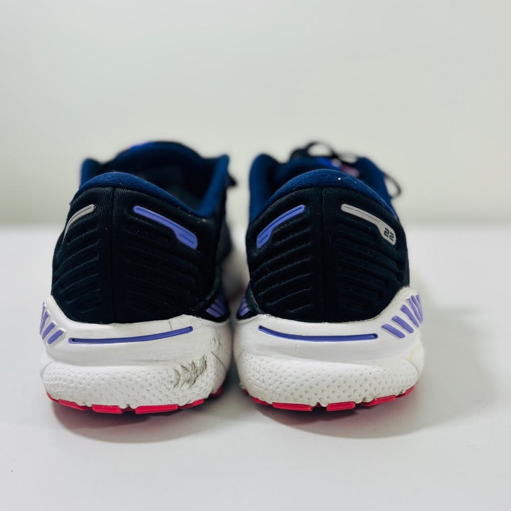 Brooks Adrenaline GTS 22 Black/Purple/Pink 1203531B080 Women Running Shoes 6.5 - Picture 5 of 10